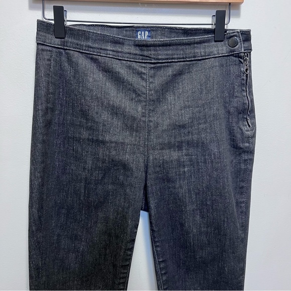 Gap True Skinny Pull on Jeans Washed Black Size 28 - Picture 2 of 10